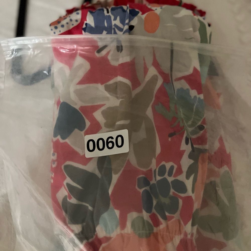 Zara Trafaluc Collection Pink Floral Dress Low Back Size L - Picture 7 of 7